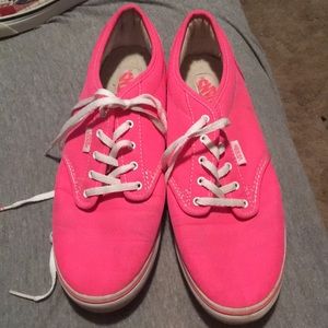 Ladies Pink VANS size 9